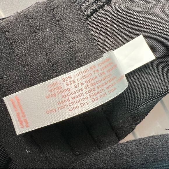 Cacique Bra 50D Lightly Lined Wired T-Shirt Bra Black with Bow Lane Bryant - Picture 5 of 8